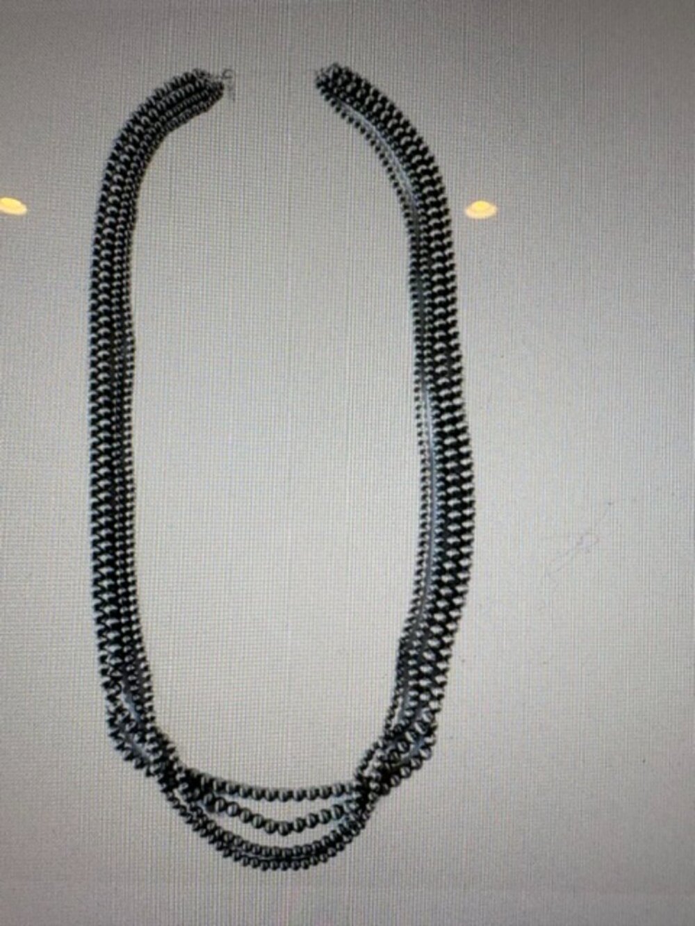 Tipi Western 4 Layered Navajo Style Pearl Necklace NWT - Picture 3 of 3